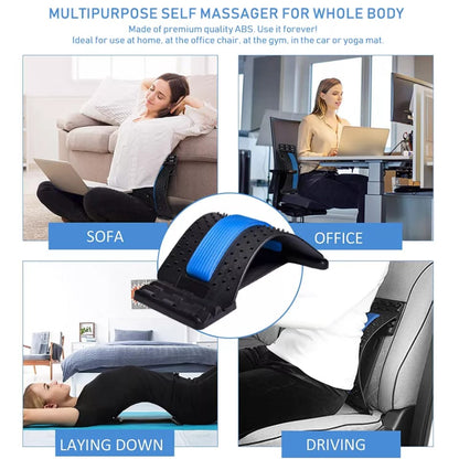 Massager/stretcher for back pain relief