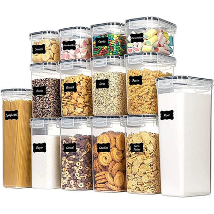 14pcs Bpa free airtight plastic containers