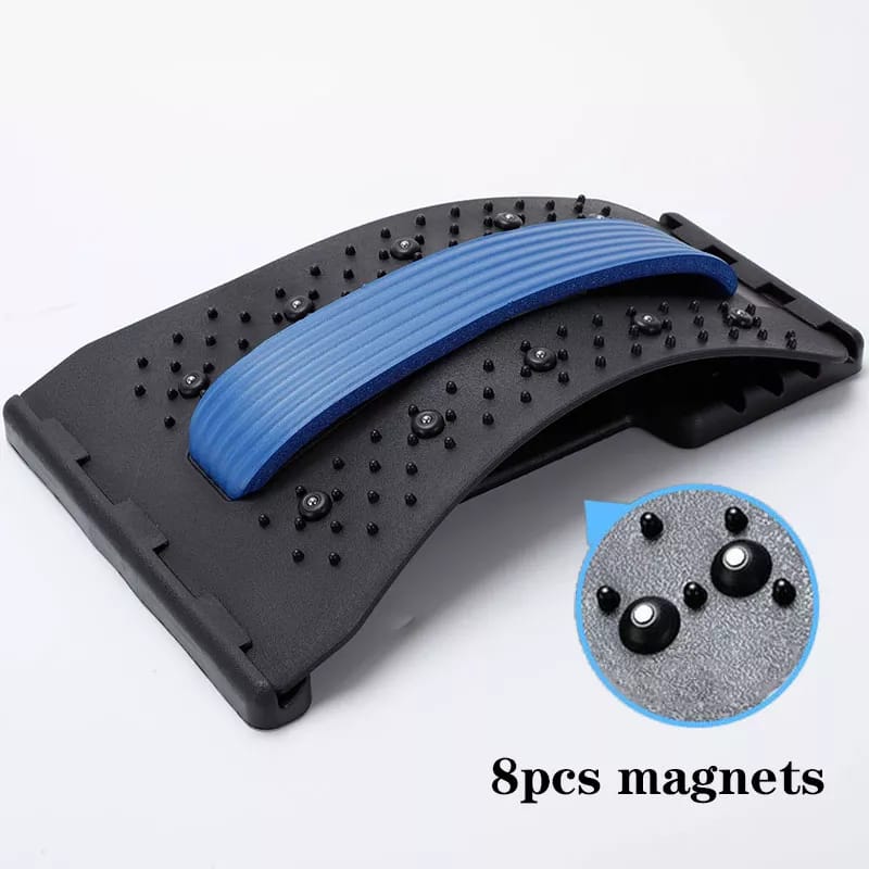 Massager/stretcher for back pain relief