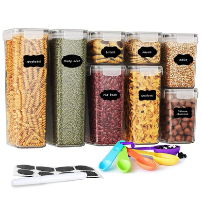 14pcs Bpa free airtight plastic containers