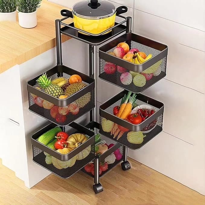 Rotating Multifunctional Storage Rack