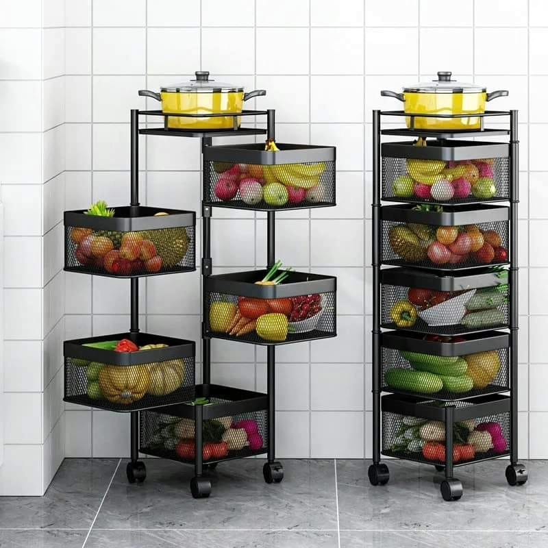 Rotating Multifunctional Storage Rack