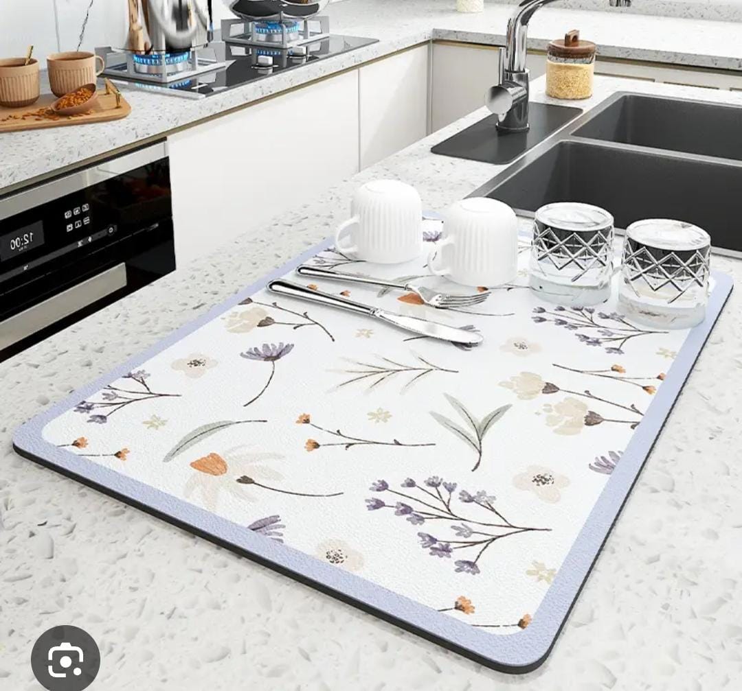 Kitchen drainage mat