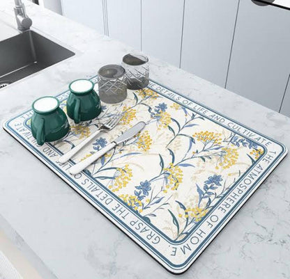 Kitchen drainage mat