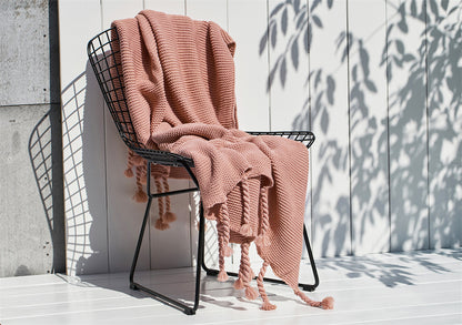 Throw Blankets With Tassels(170*130cm)