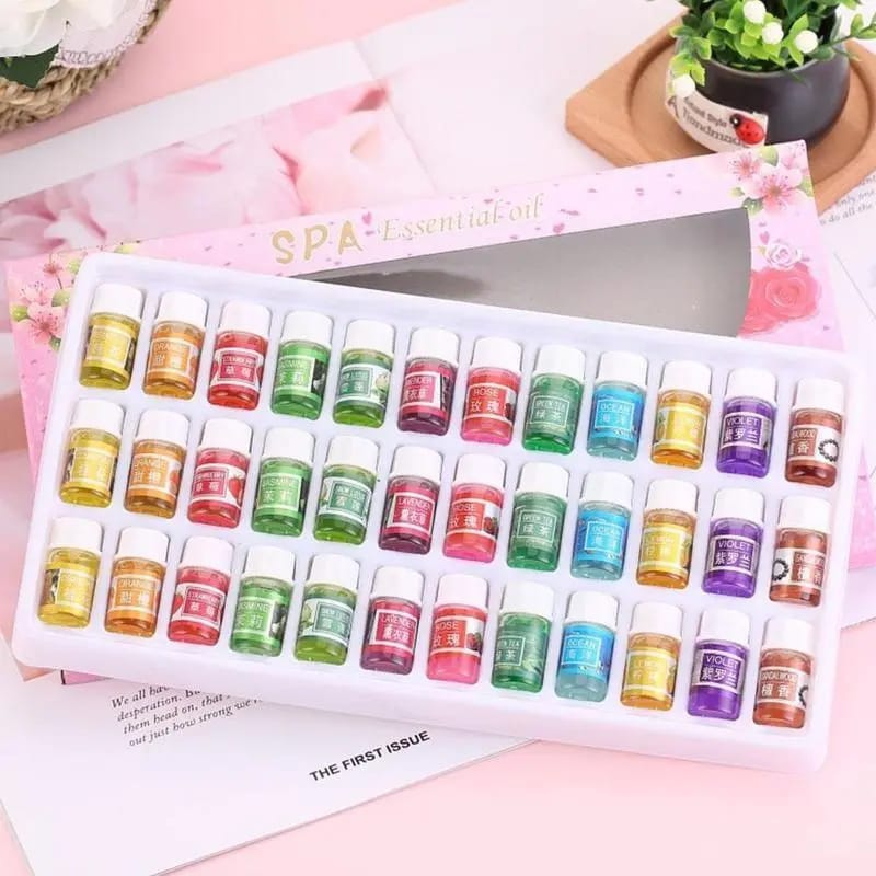 36 piece essential oil set