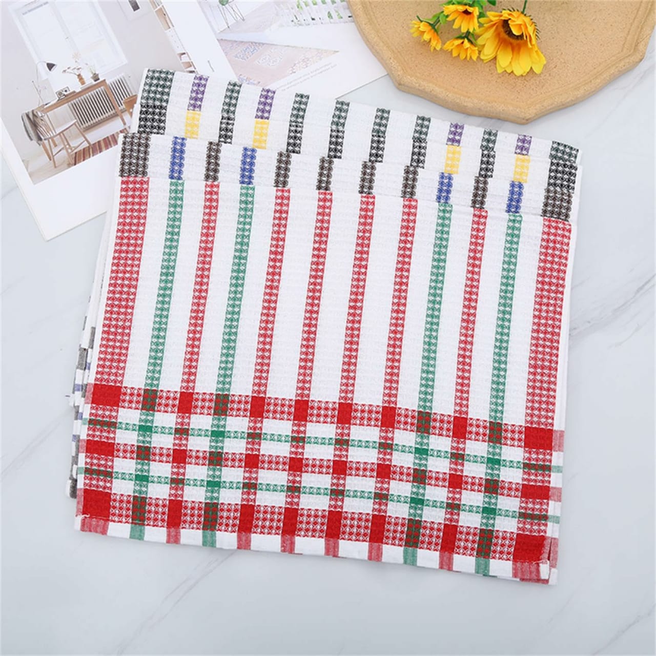 Bright Large Tea Towels(8 pcs)