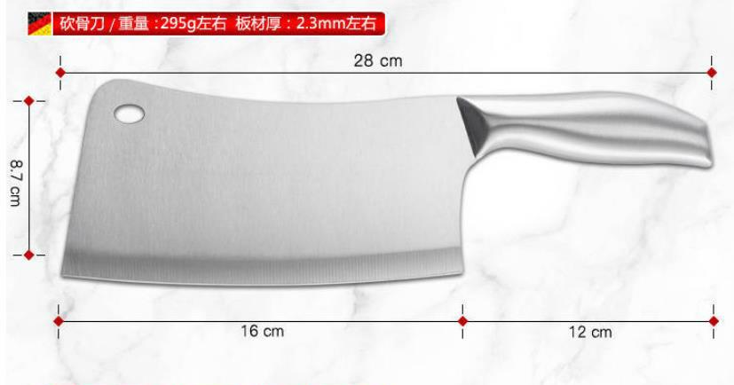 Large butcher Cleaver knife