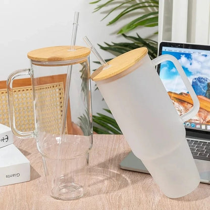 Bamboo Drinking Glass Cup(1.2L)