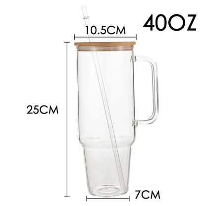 Bamboo Drinking Glass Cup(1.2L)