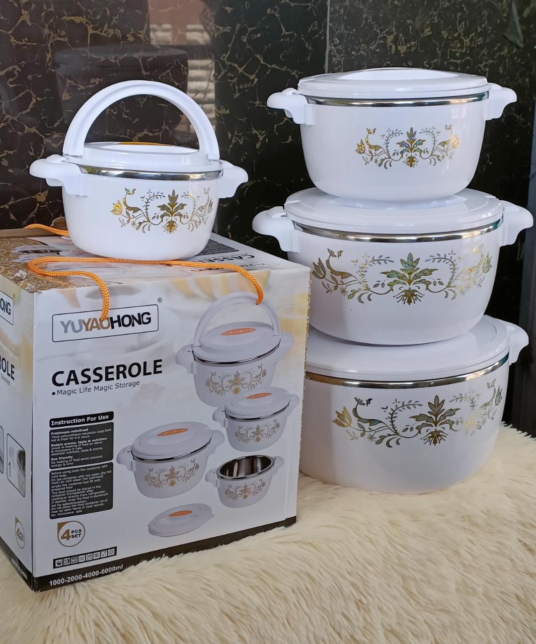 8 PIECE HOTPOT CASSEROLE SET