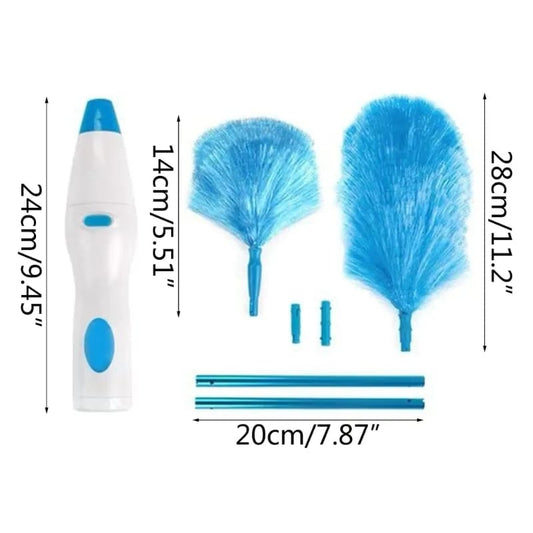 Electric rechargeable spin duster