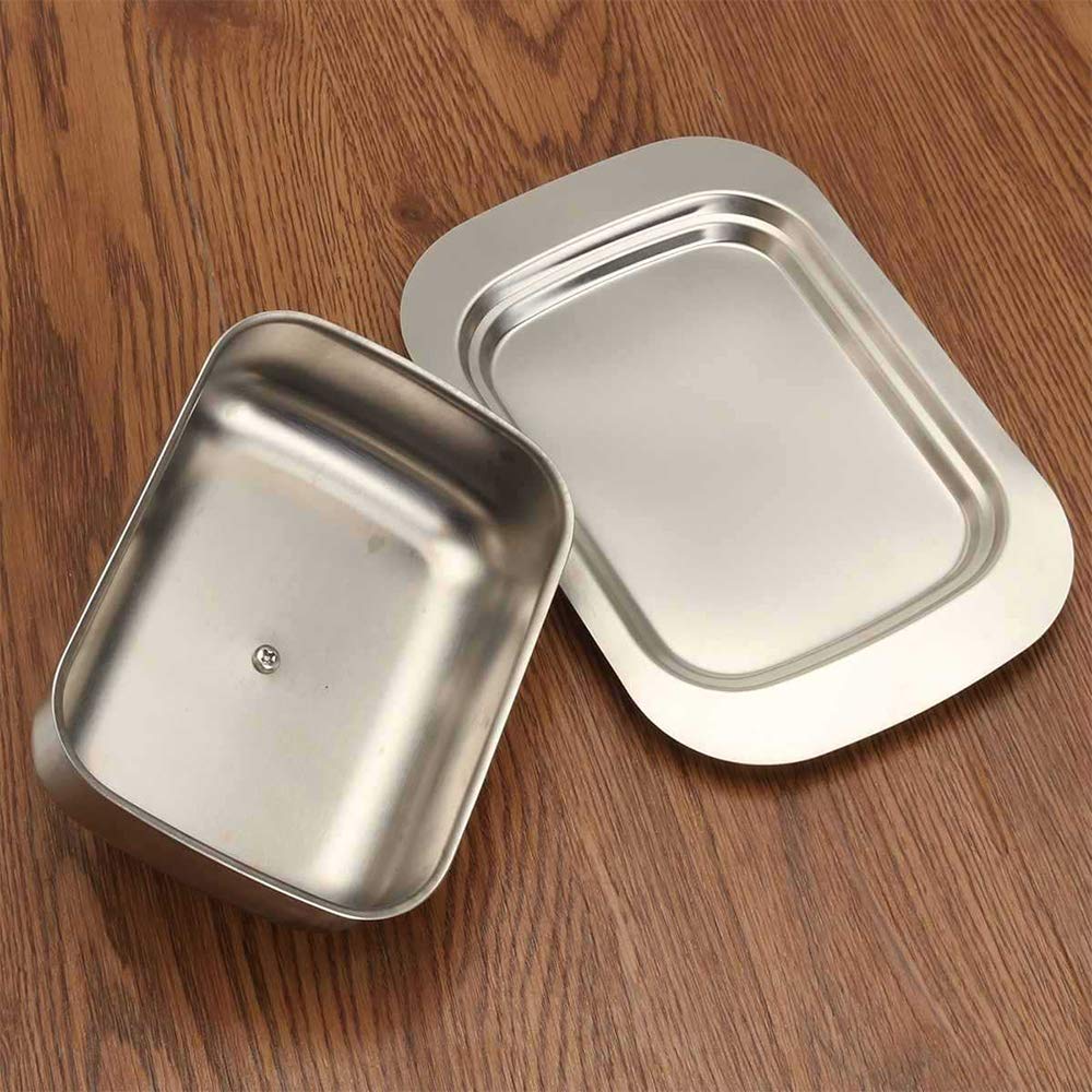 Metal Butter Dish with Lid