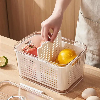 3pcs Airtight Fridge Organizers