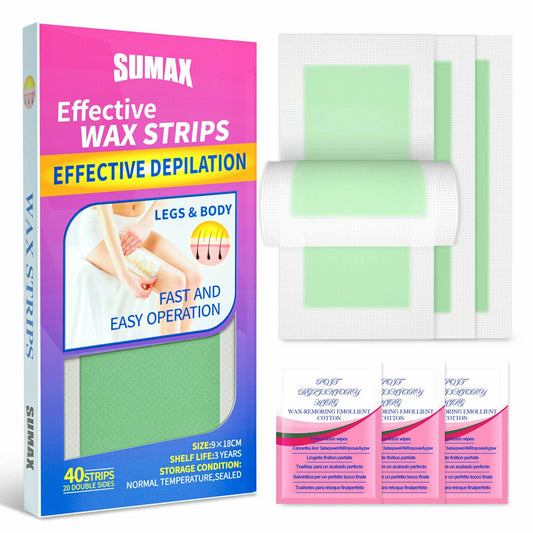 40 strips Hair removal Wax Strips