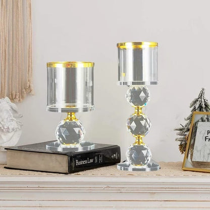 Crystal Candle Holder 3pcs