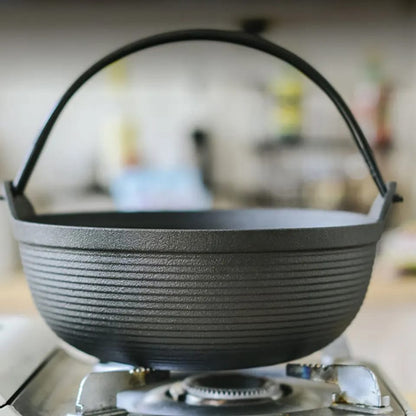 Pure Cast Iron Flat Bottom Wok(27cm)