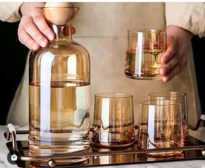 Clear Decanter Set