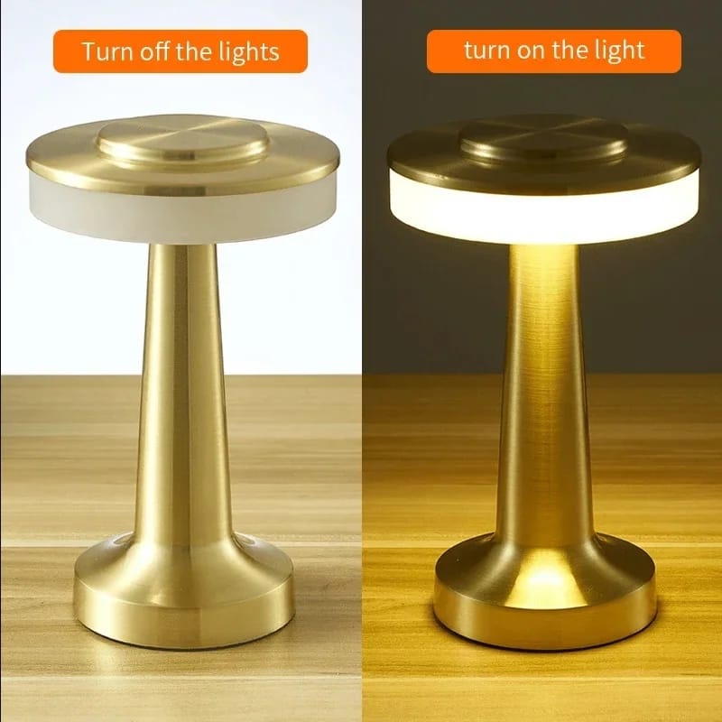 Dumbell table lamp