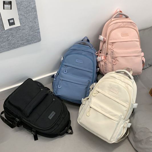 solid colour backpack