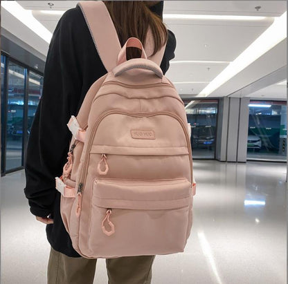 solid colour backpack