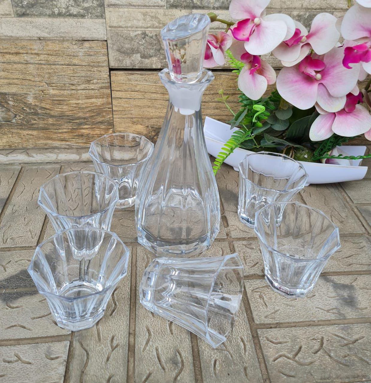 Clear Decanter Set