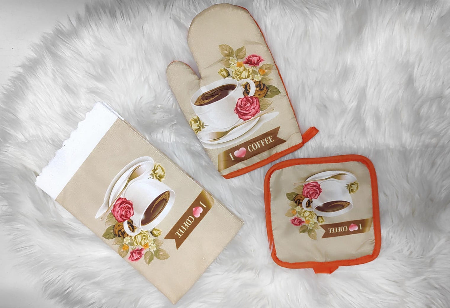 3pcs Kitchen glove set