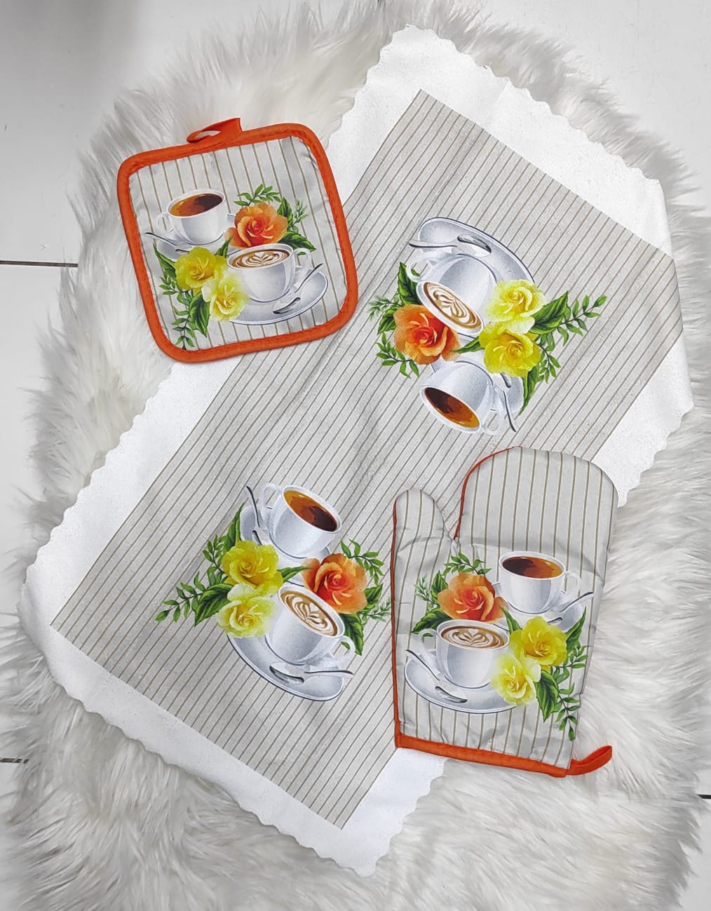 3pcs Kitchen glove set