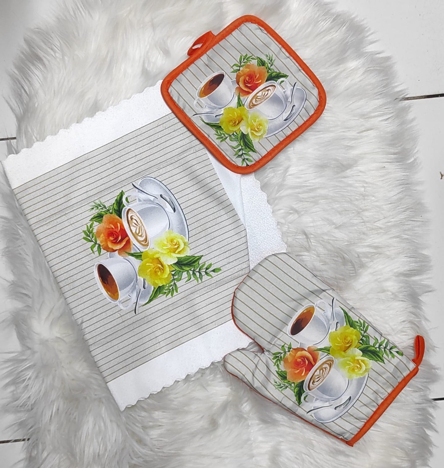 3pcs Kitchen glove set