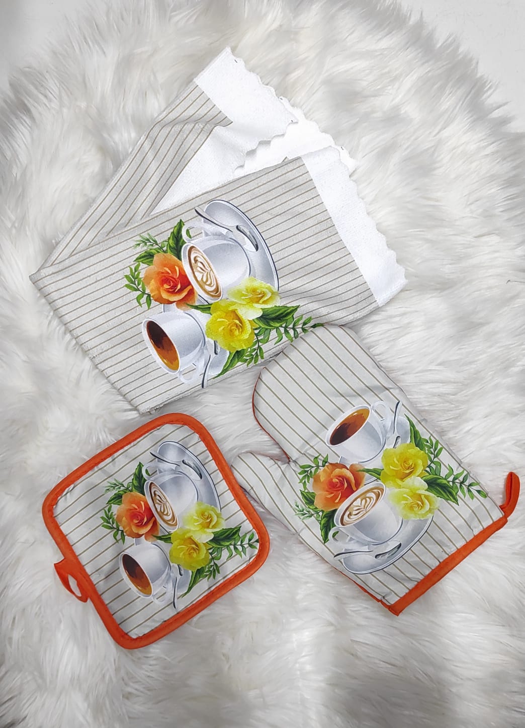 3pcs Kitchen glove set