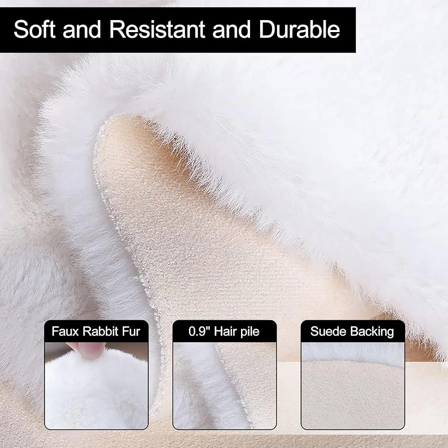 Nordic Rabbit fur Carpet(6*9)