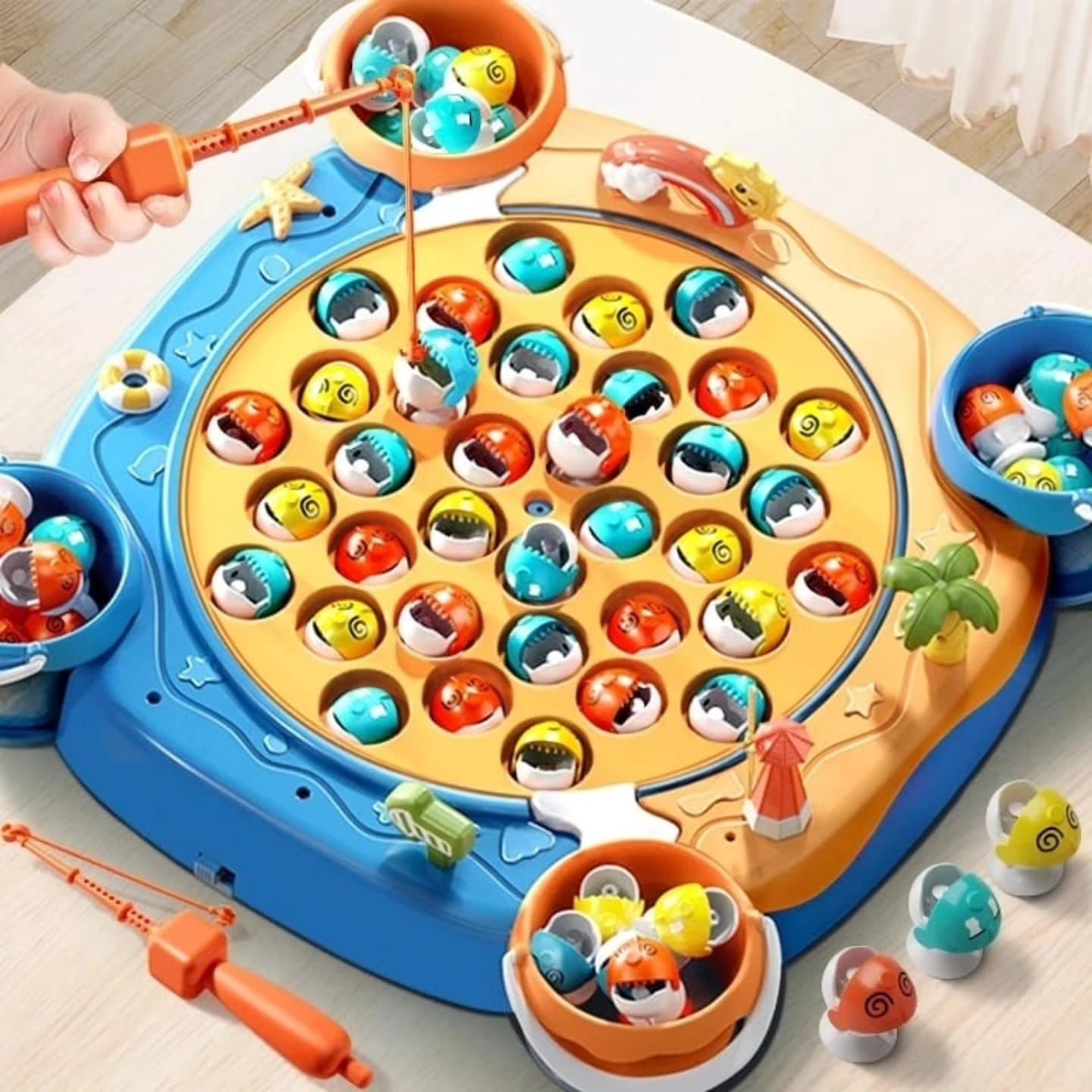 Children's fishing game