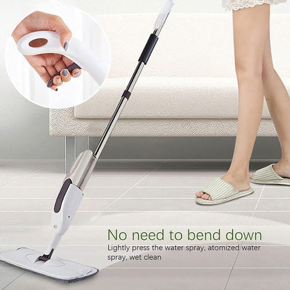 Water spray mop