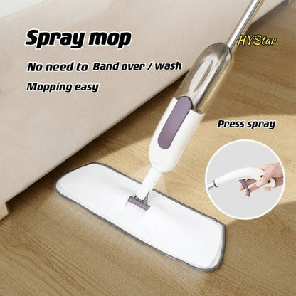 Water spray mop