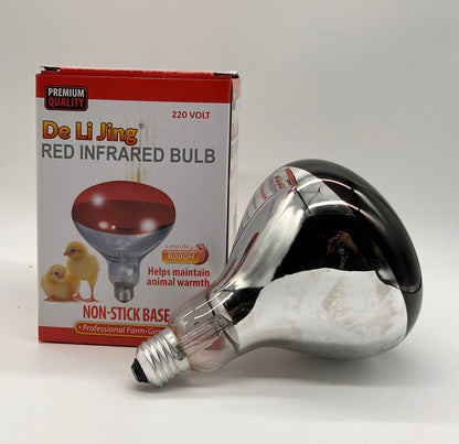 Red Infrared Heat Lamp Bulb