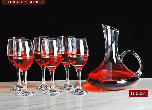 Clear Decanter Set