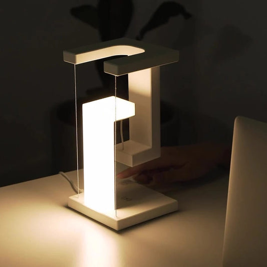 LED Antigravity Night Light with a wireless Charger