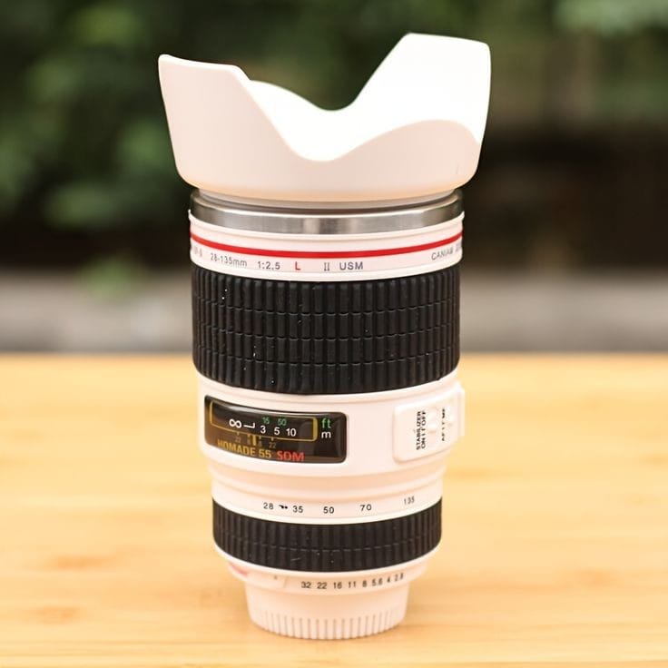 Camera lens thermocup