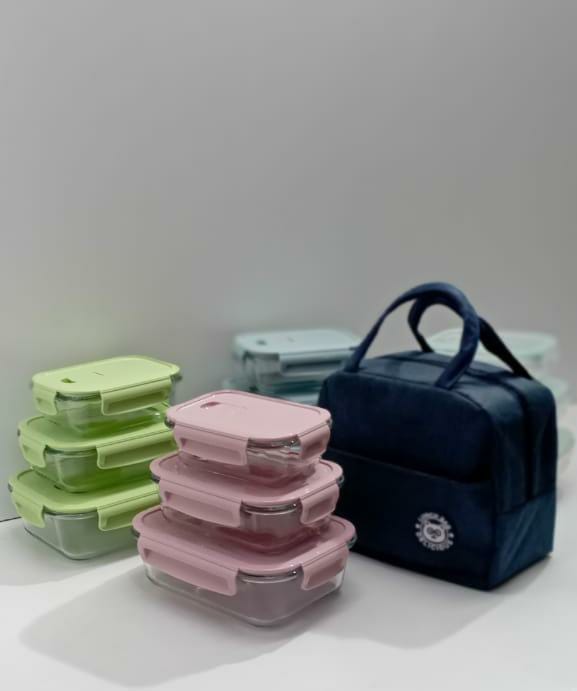 Lunch box set(3 lunchbox and bag)