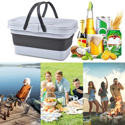 3 in 1 Foldable Collapsible picnic Basket