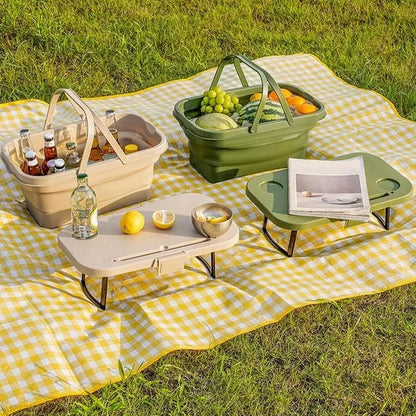 3 in 1 Foldable Collapsible picnic Basket