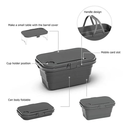 3 in 1 Foldable Collapsible picnic Basket