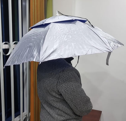 Practical umbrella hat