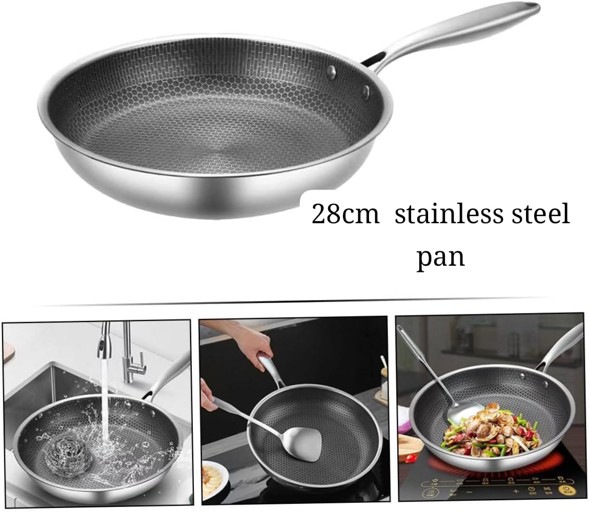 Non-Stick Stainless Steel Frying Pan(28cm)