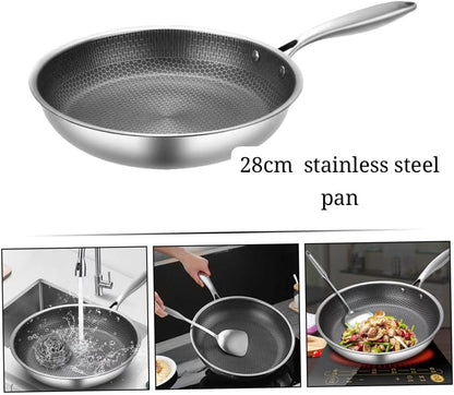 Non-Stick Stainless Steel Frying Pan(28cm)