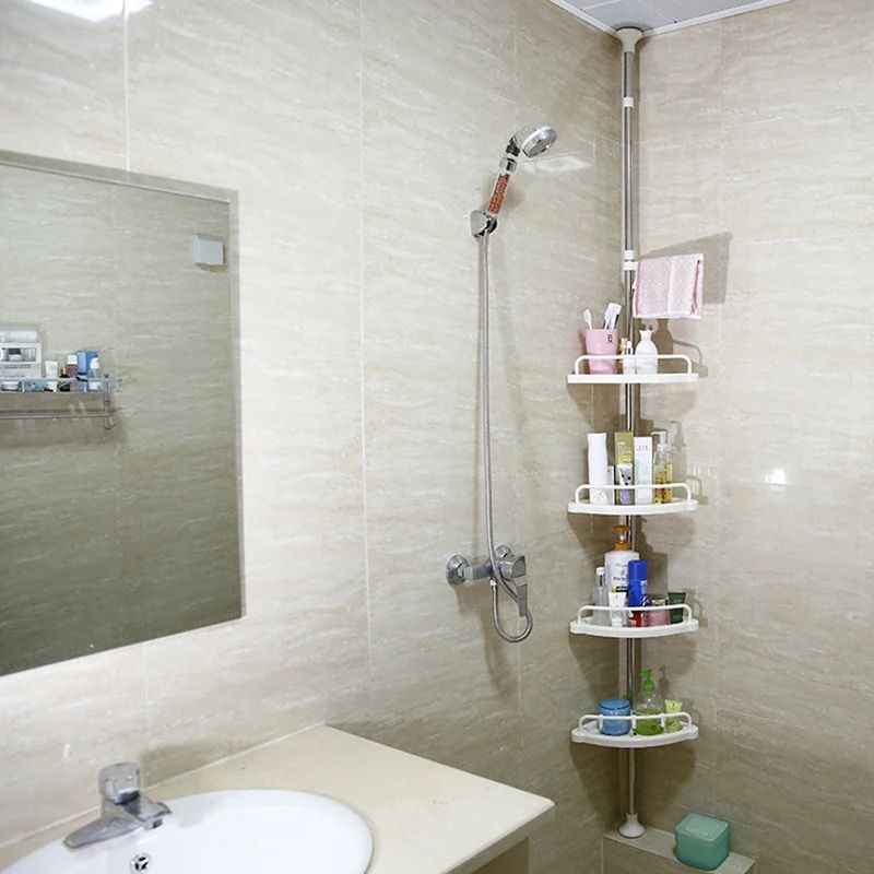 Expandable telescopic bathroom Multi Corner Shelf