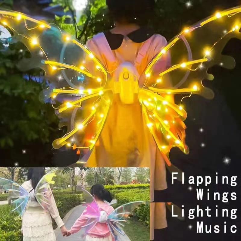 Rechargeable butterfly wings