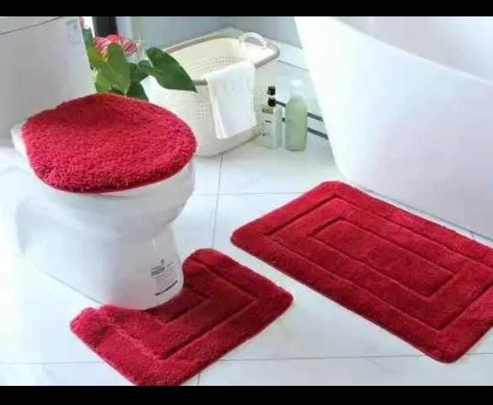 Toilet mats set