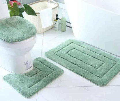 Toilet mats set