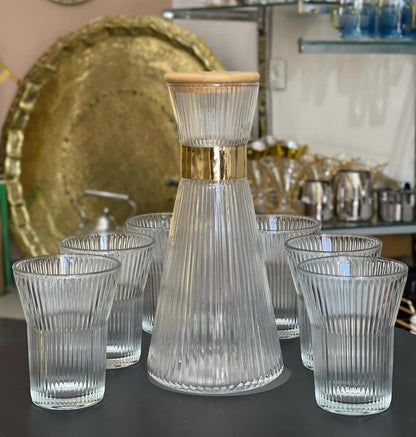 grain glass water set